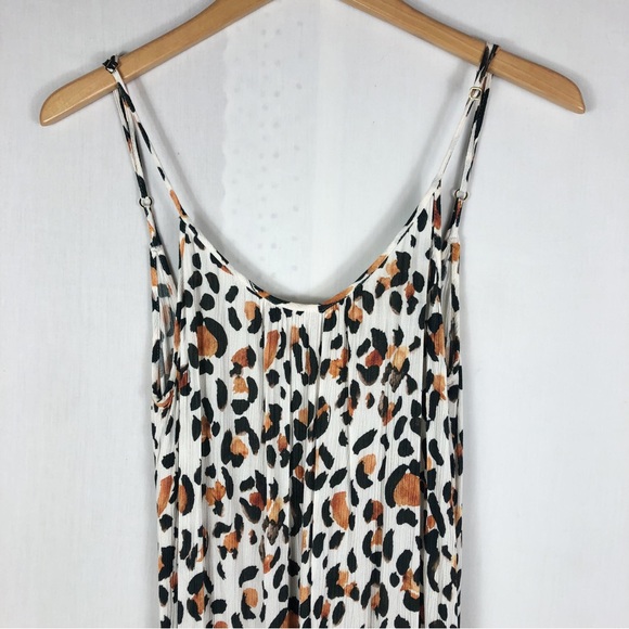 Show Me Your Mumu Leopard Print Maxi Dress | Ivory Black Brown | Size Small - Picture 2 of 8